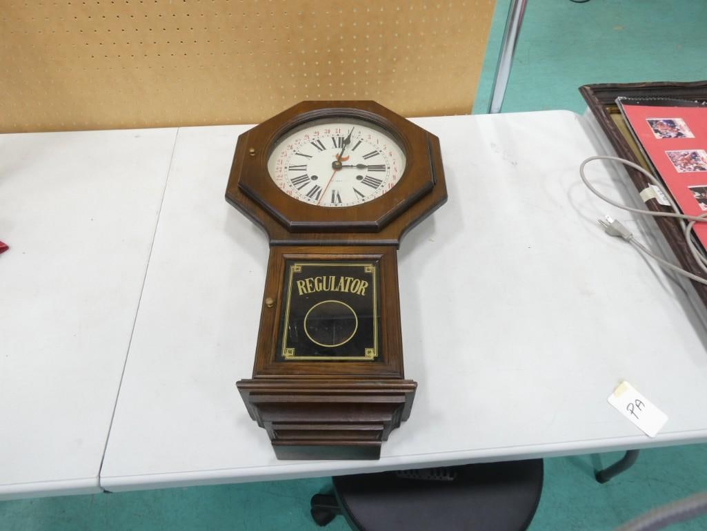 Regulator Wall Clock: Regulator Wall Clock Condition: untested