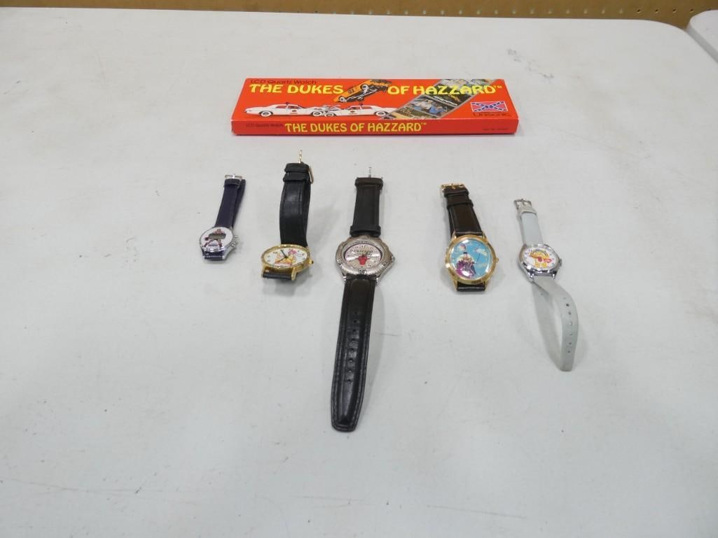 Watches incl The Dukes of Hazzard NOS, Care Bears, Ronald McDonald, Chicago Bulls, He-Man: Lot of Watches incl The Dukes of Hazzard New Old Stock, Care Bears, Ronald McDonald, Chicago Bulls, He-Man Masters of the Universe, etc. Condition: untested