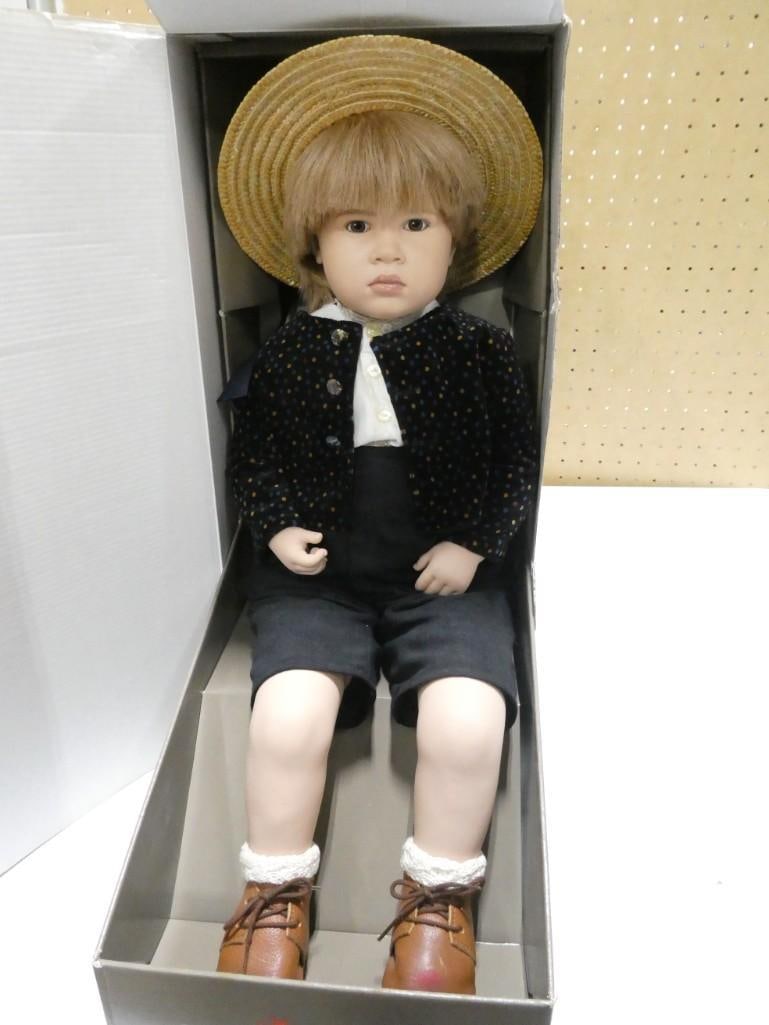 Vintage Sigikid Stan 1 24" LE750 Sabine Esche Made in Germany Boy Doll w/ Box (1 of 9)