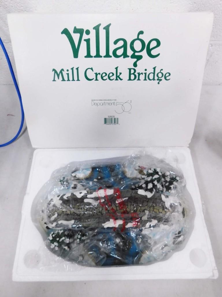 Dept 56 Village Mill Creek Bridge in Original Box (1 of 3)