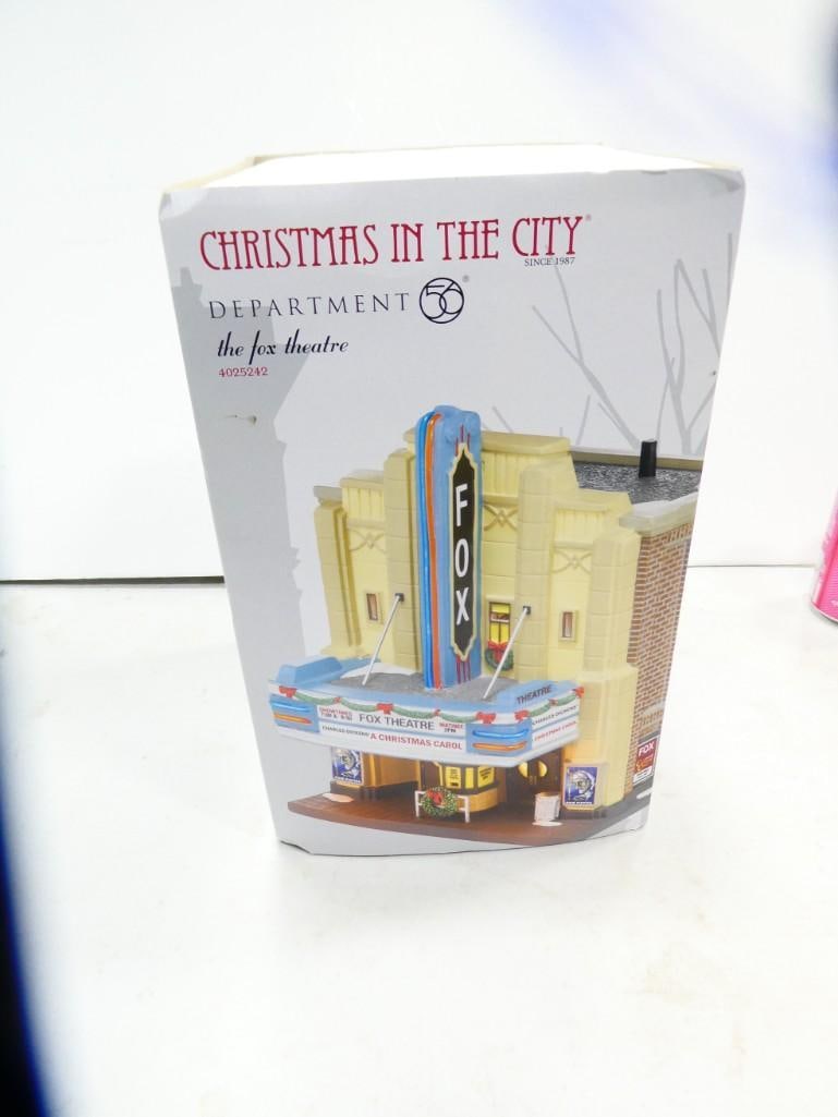Department 56 Christmas in the City The Fox Theatre 4025242 in Original Box Retired (1 of 7)