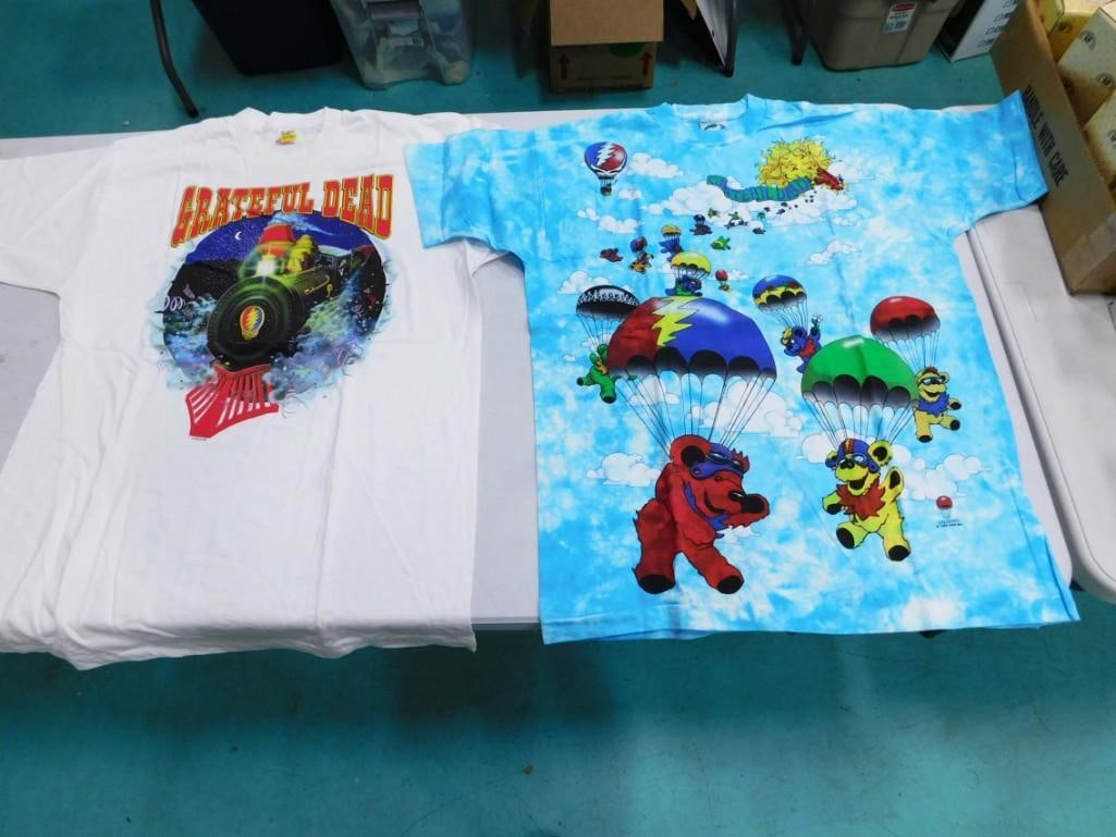 2 Vintage Grateful Dead T Shirts NOS New Old Stock (1 of 12)