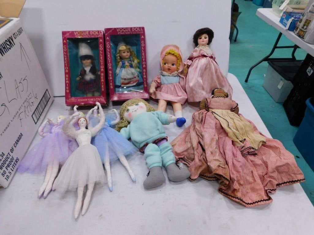 Doll Lot including Madame Alexander, Porcelain Ballarina, Vogue Dolls, etc. (1 of 8)