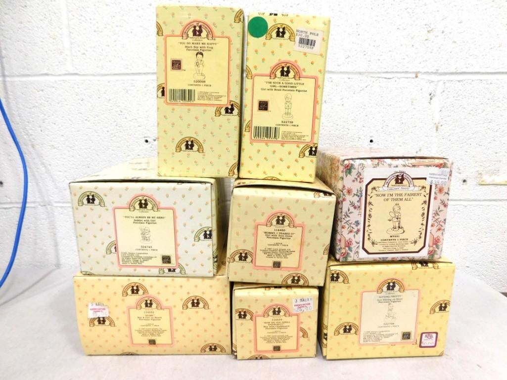8 Memories of Yesterday Porcelain Figurines Mabel Lucie Attwell NIB: Lot of 8 Memories of Yesterday Porcelain Figurines Mabel Lucie Attwell NIB New in Box