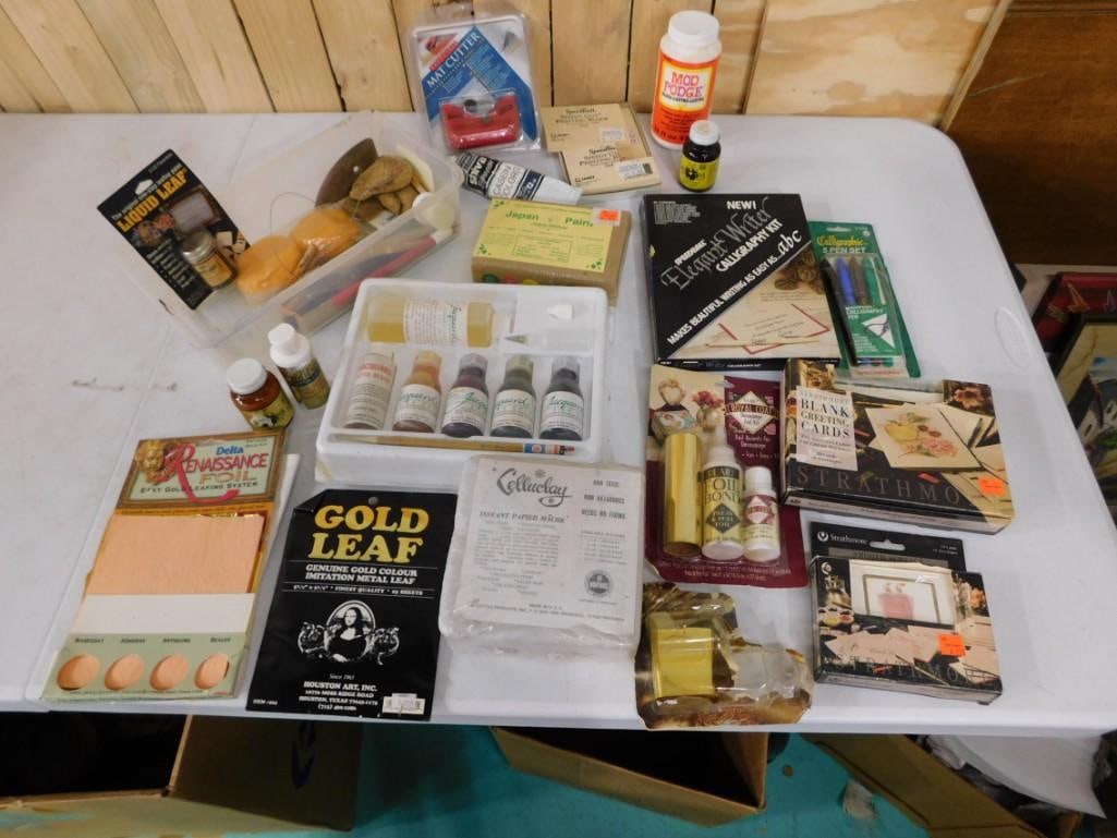 Crafting Lot incl Mat Cutter, Liquid Leaf, Foil, etc (1 of 5)