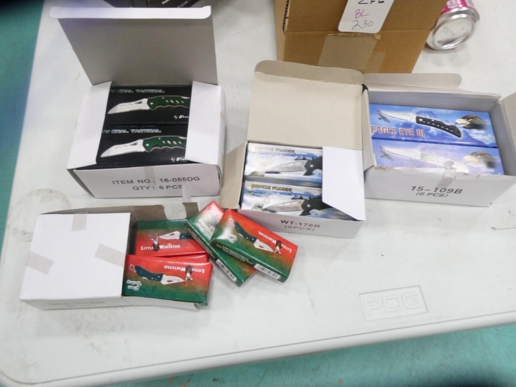 20 Pocket Knives Lot New in Package (1 of 3)
