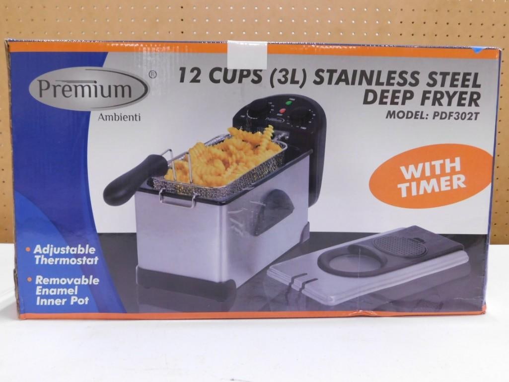 12 Cup Stainless Steel Deep Fryer New in Box (1 of 3)