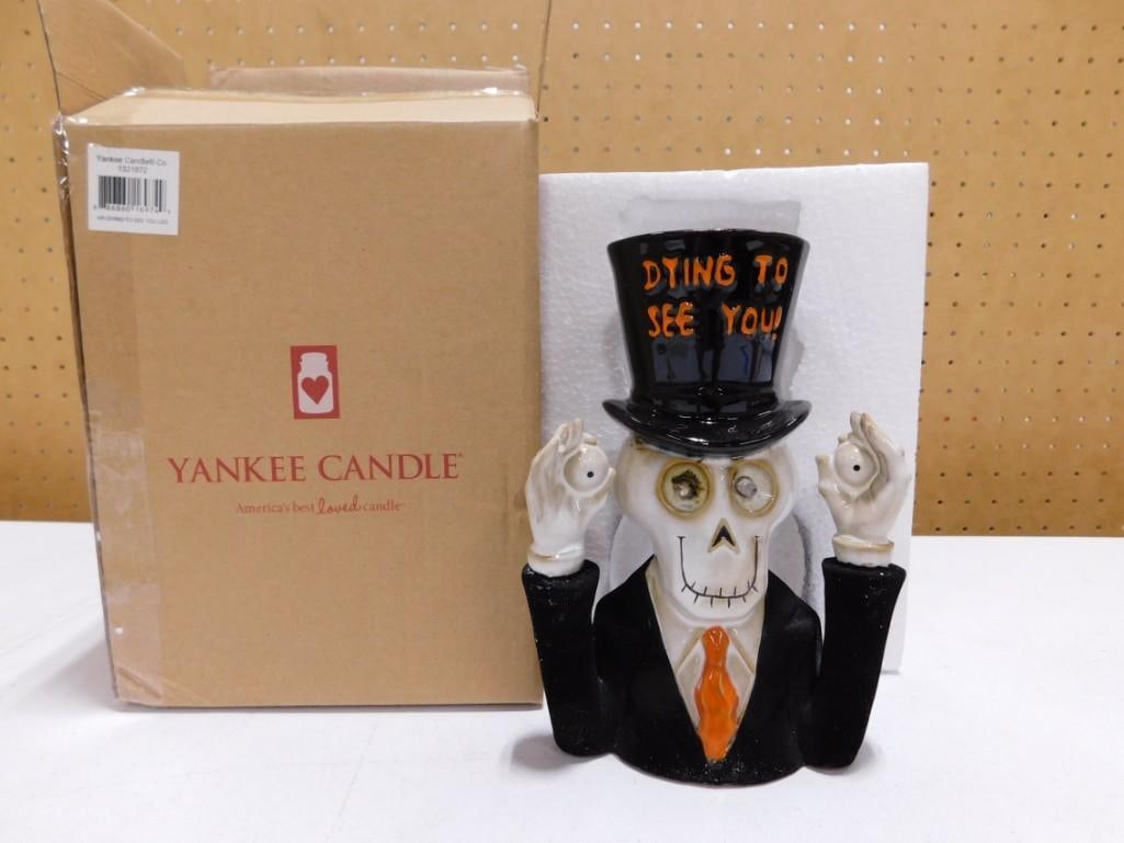 Yankee Candle Boney Bunch Dying to See You LED Halloween Decoration 2014: Yankee Candle Boney Bunch Dying to See You LED Halloween Decoration 2014 in Original Box