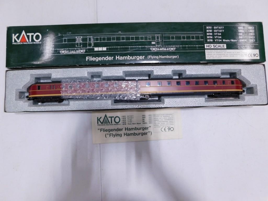 Kato Fleigender Hamburger HO Scale Model Diesel Railcar Train Car New in Box (1 of 6)