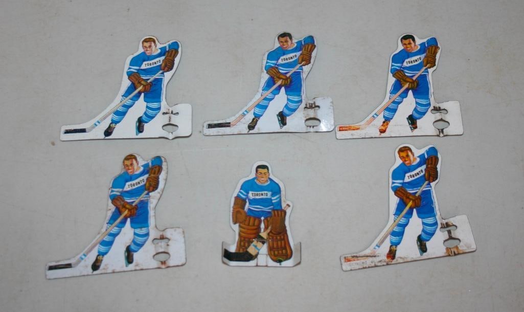 6 Vintage Toronto Maple Leafs Steel Hockey Players (1 of 5)