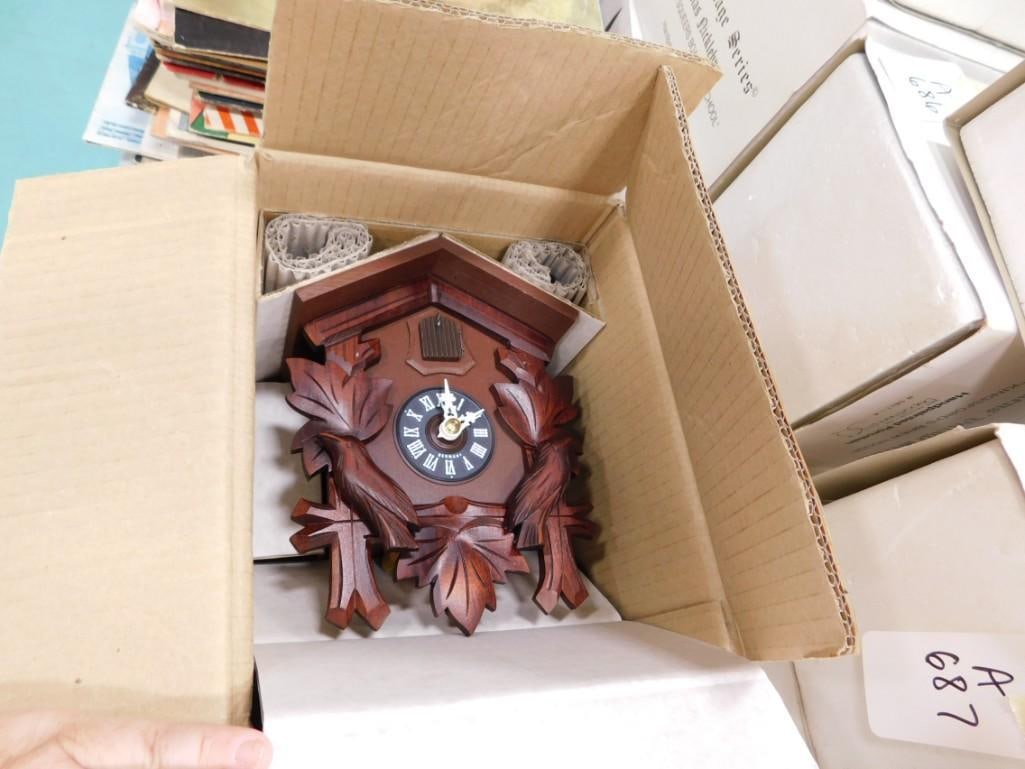New in Open Box German Black Forest Cuckoo Clock Original Schwarzwalder Kuckucksuhr (1 of 4)