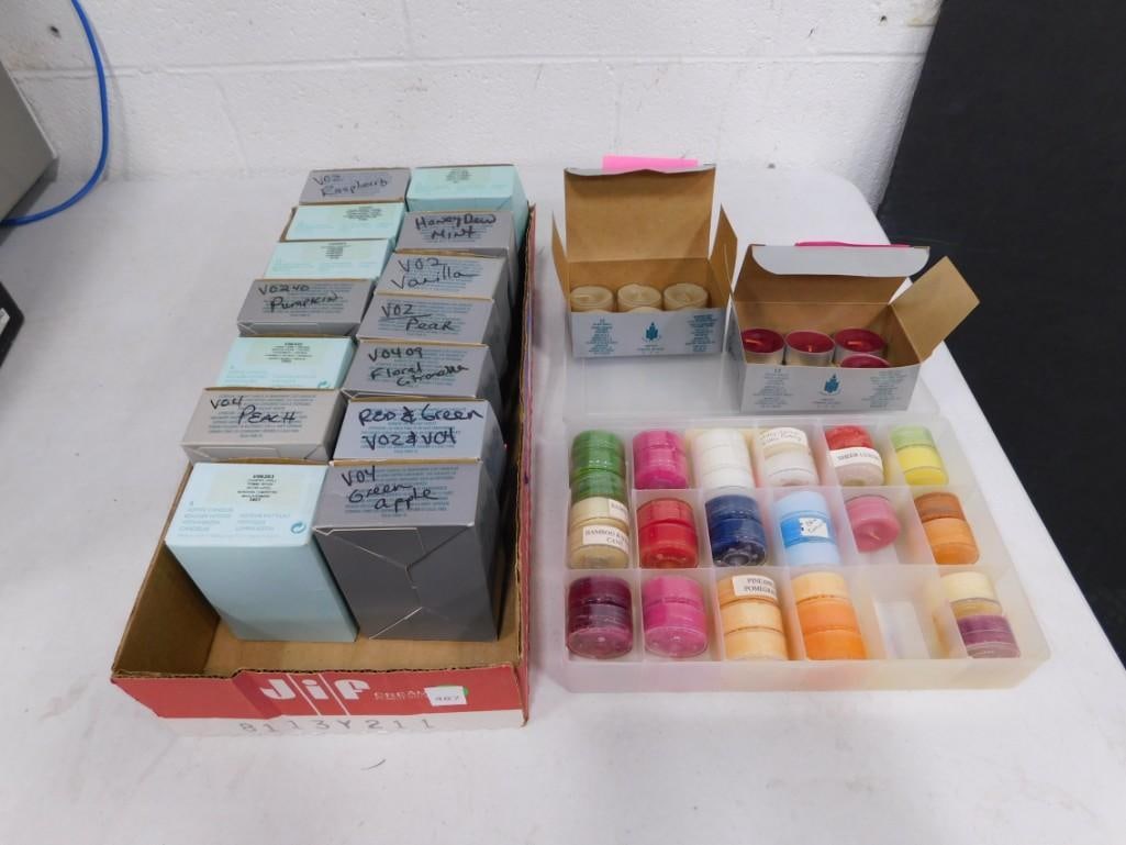 Lot of Tea Light Candles, asst Scents (1 of 4)