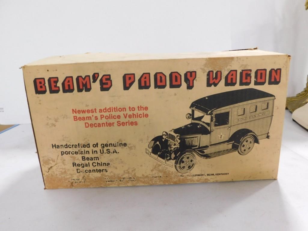 Beam's Paddy Wagon Jim Beam Decanter Empty In Original Box Auction