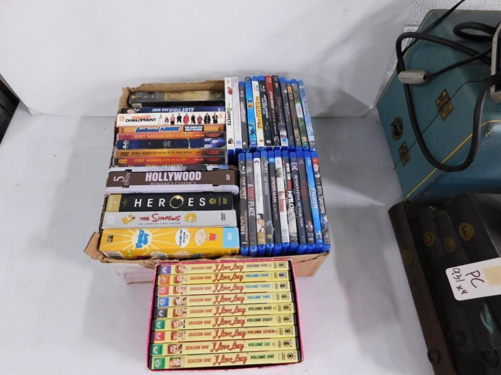 Lot of DVDs, Blu Rays, Etc incl I Love Lucy Season One Set, Family Guy, The Simpsons, Heroes, etc (1 of 4)
