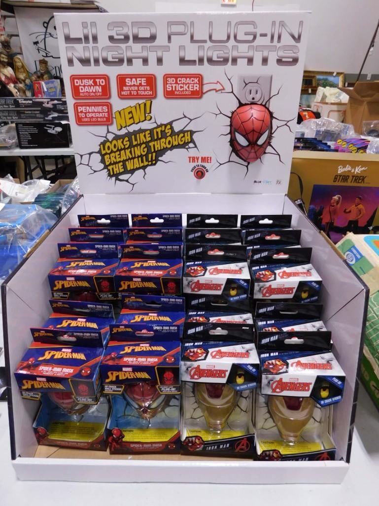 New Spider-Man and Avengers Night Lights Looks Like it's Breaking Through the Wall (1 of 7)