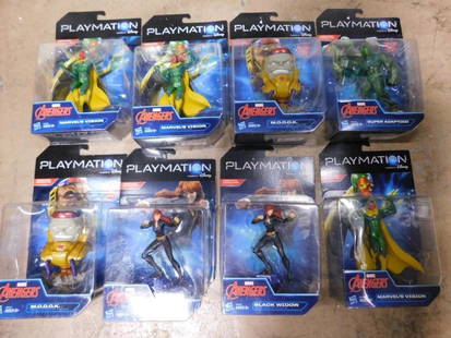 8 Playmation Avengers Action Figures New in Package: Lot of 8 Playmation Avengers Action Figures New in Package