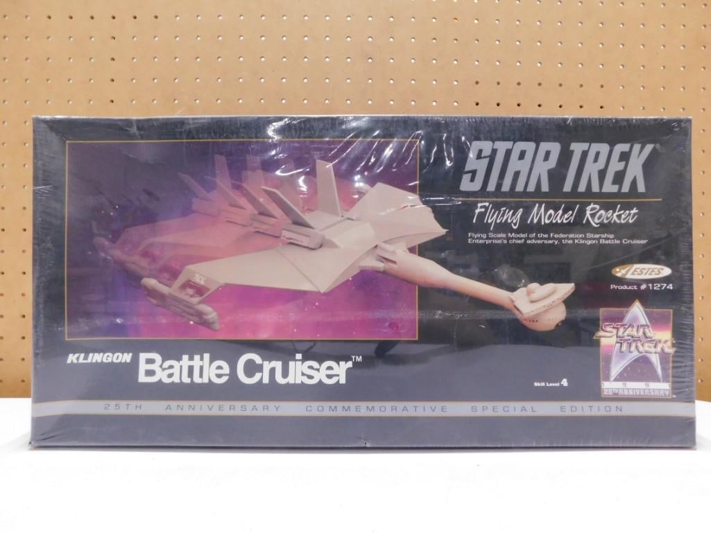 Star Trek Flying Model Rocket Klingon Battle Cruiser New and Sealed (1 of 4)