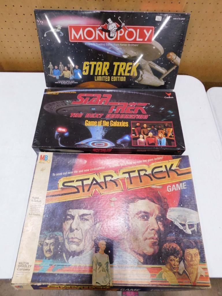 Star Trek Lot incl Vintage Star Trek Game, Limited Edition Star Trek Monopoly, Star Trek The Next (1 of 6)