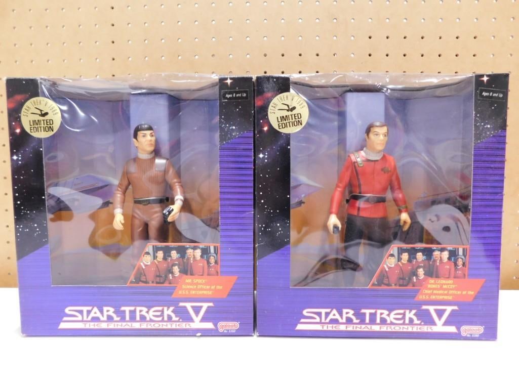 2 Star Trek V Limited Edition Galoob Action Figures New Old Stock 1989 (1 of 6)