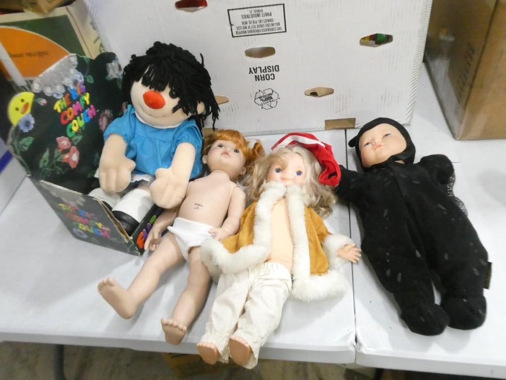 Assorted Doll Lot including Anne Geddes, Bean Filled Unimax, etc. (1 of 9)