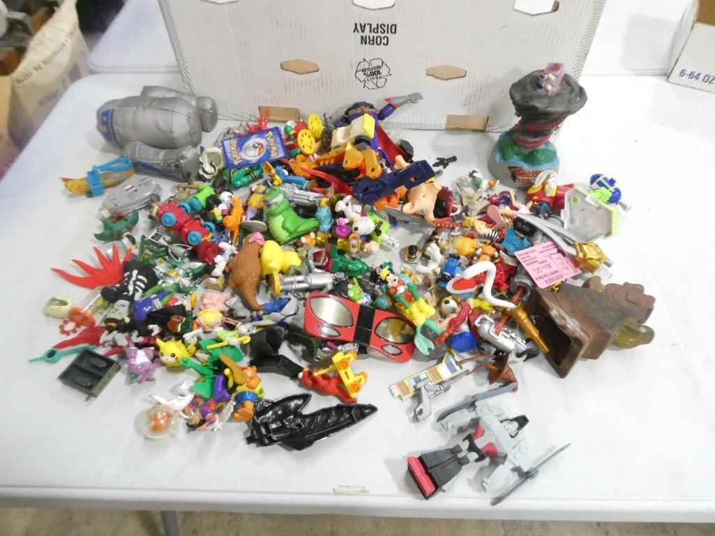 Huge Lot of assorted Toys including Disney, Muppets, Pokemon, Snoopy, etc.: Huge Lot of assorted Toys including Disney, Muppets, Pokemon, Snoopy, etc.