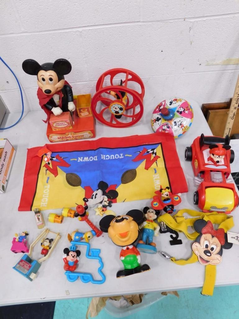 Disney Mickey Mouse Toys incl Vintage Talking Mickey, Mickey Magician, (1 of 10)
