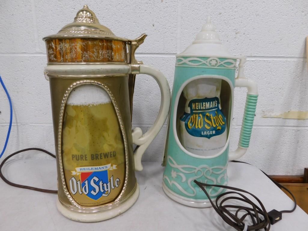 Vintage Heileman's Old Style Beer Motion Lights Works (1 of 8)