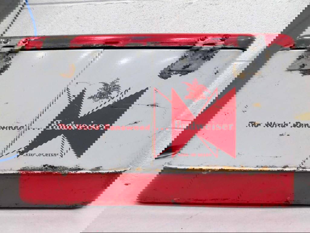 Vintage Budweiser Beer Cooler Auction