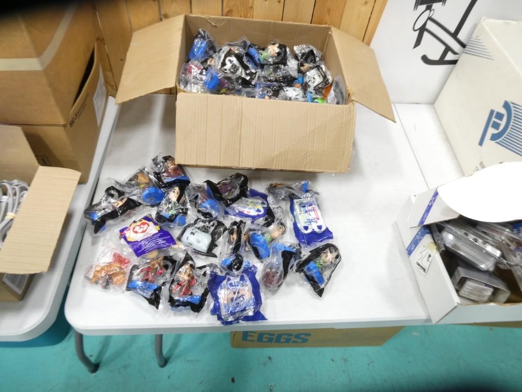 Large Lot of Still Sealed McDonald's Happy Meal Toys including Ty Beanies, Hasbro, Marvel, etc.: Large Lot of Still Sealed McDonald's Happy Meal Toys including Ty Beanies, Hasbro, Marvel, etc.