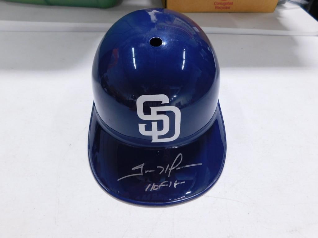 Trevor Hoffman Signed Baseball Batting Helmet with JSA COA Hall of Fame 2018 (1 of 5)