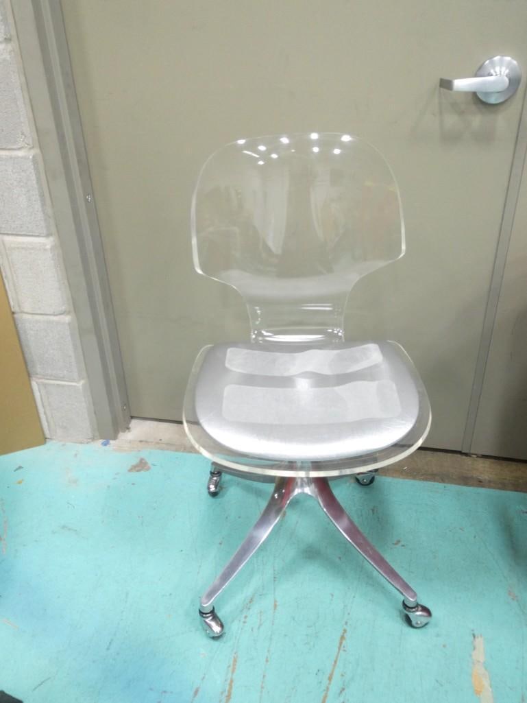 Modern Acrylic Office Chair (1 of 5)