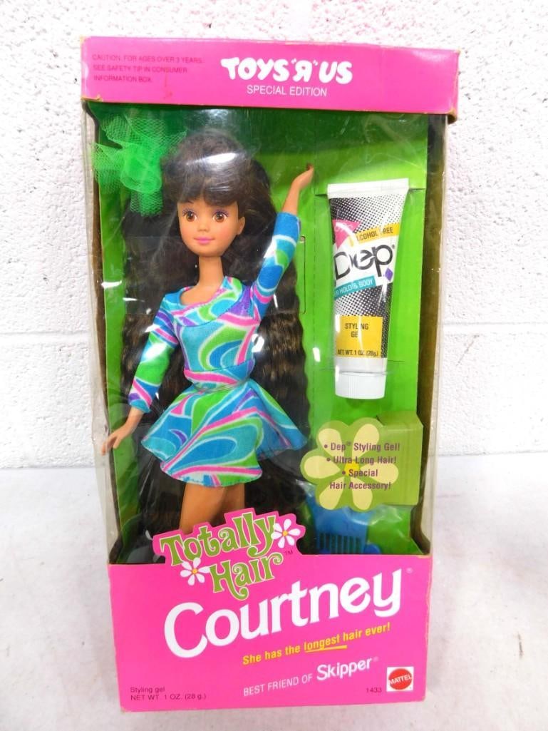 Vtg 1991 Totally Hair Courtney TRU SE Doll NIB (1 of 6)
