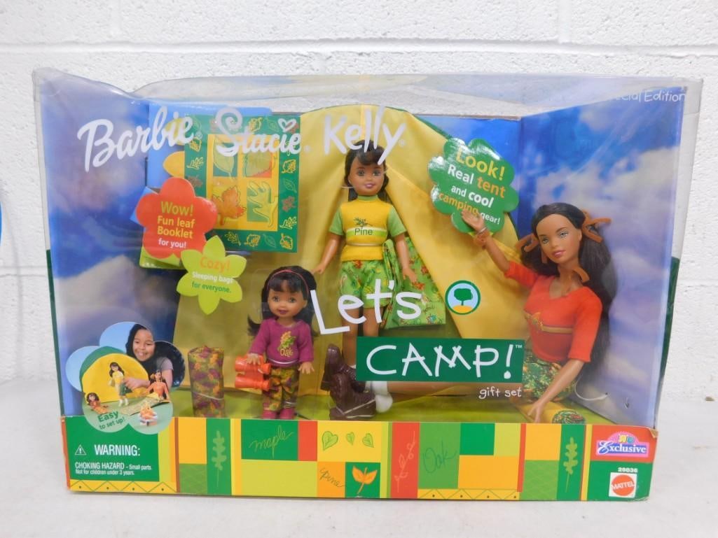 Barbie Stacie Kelly Dolls Let's Camp! 3 Dolls Gift Set TRU Exclusive NIB (1 of 5)