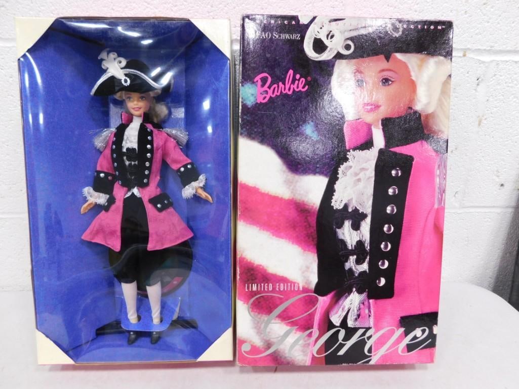 FAO Schwarz George Washington Barbie Doll NIB (1 of 4)