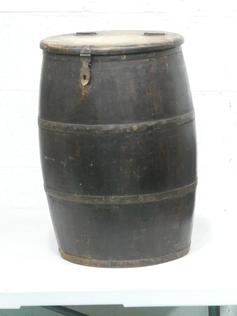 Wood Storage Barrel (1 of 4)