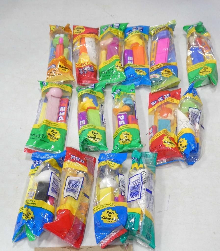 15 Pez Dispensers Sealed in Original Packages (1 of 2)