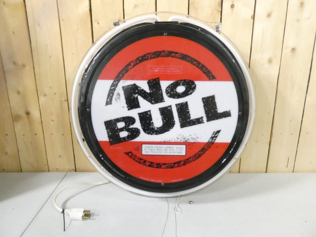 No Bull Neon Sign Winston Cigarette Advertising (1 of 5)