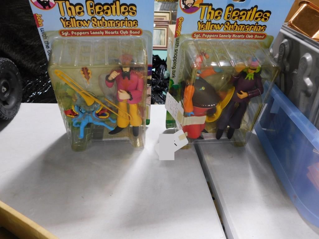 Set of 4 New in Package Beatles Yellow Submarine Action Figures (1 of 4)
