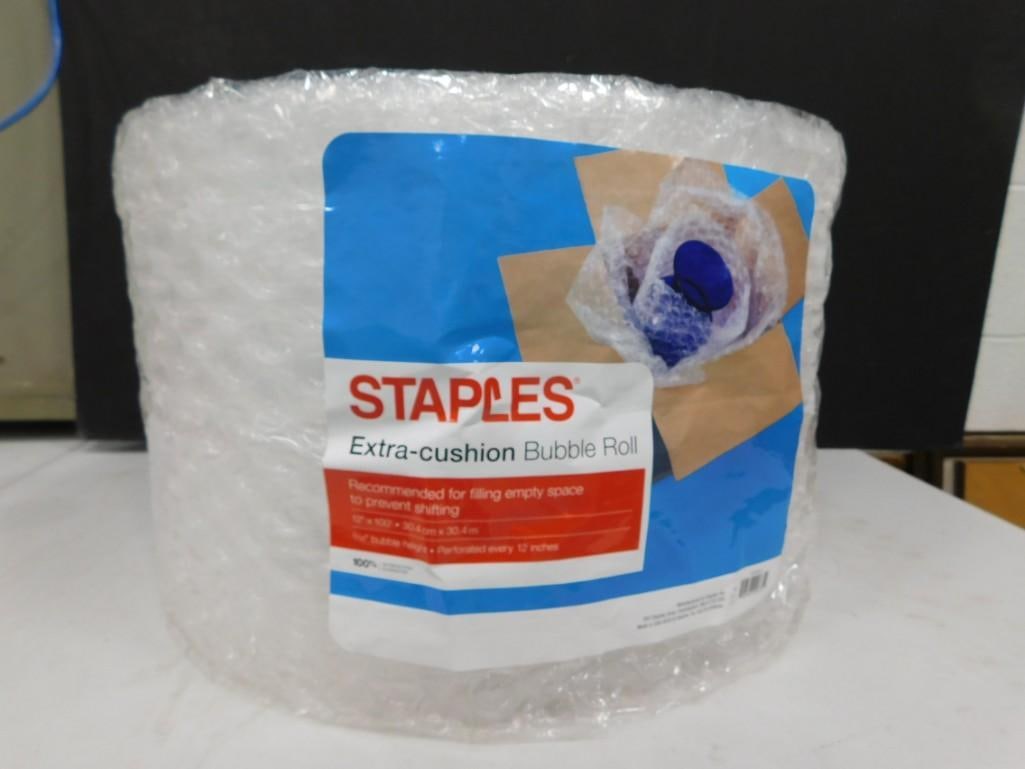 Roll of Staples Bubble Wrap 12" x 100 ft: Roll of Staples Bubble Wrap 12" x 100 ft