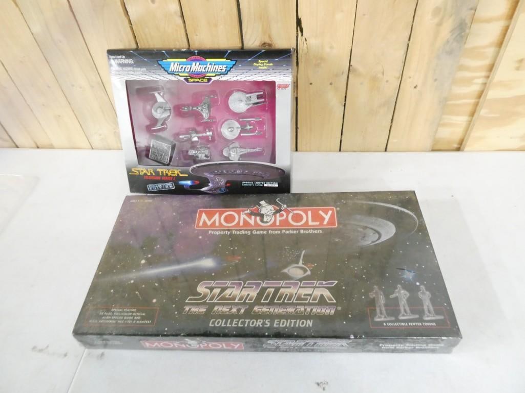 Star Trek The Next Generation Monopoly & Star Trek Micro Machines Series 1 (1 of 6)