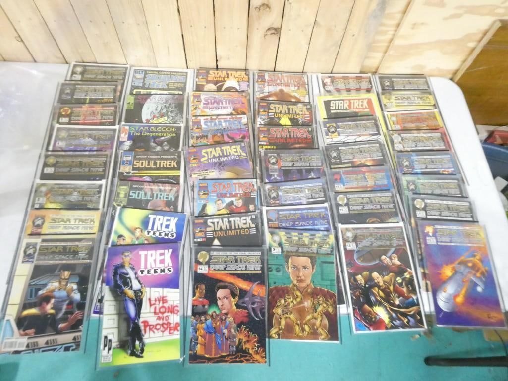 Lot of Star Trek Comic Books incl Trek Teens, Parody Comics, Star Trek Unlimited, Deep Space Nine, E (1 of 7)