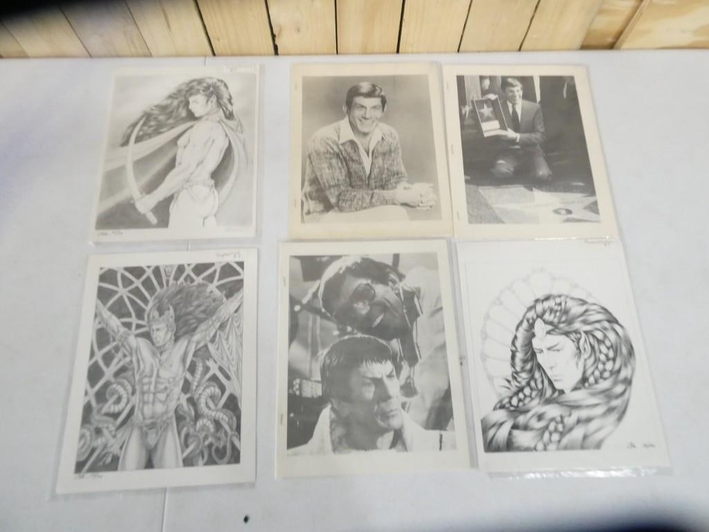 Star Trek Leonard Nimoy Lot incl Cole Of Overby Signed Numbered Prints, Leonard Nimoy (1 of 7)