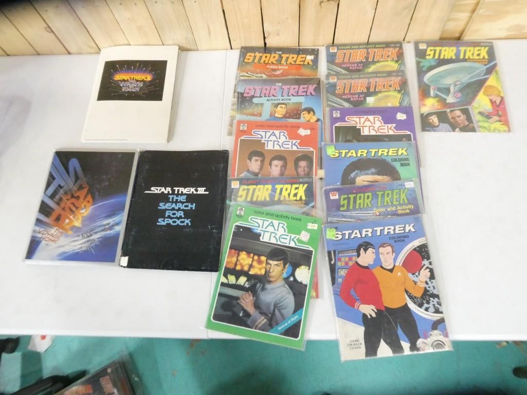 Press Kits for Star Trek II The Wrath of Khan, The Voyage Home 7 Star Trek Coloring and Activity (1 of 8)