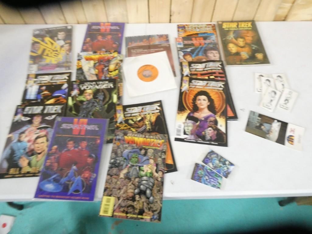 5 Packs of 1968 Star Trek Gordon Currie Caricature Card Sets (1 of 8)