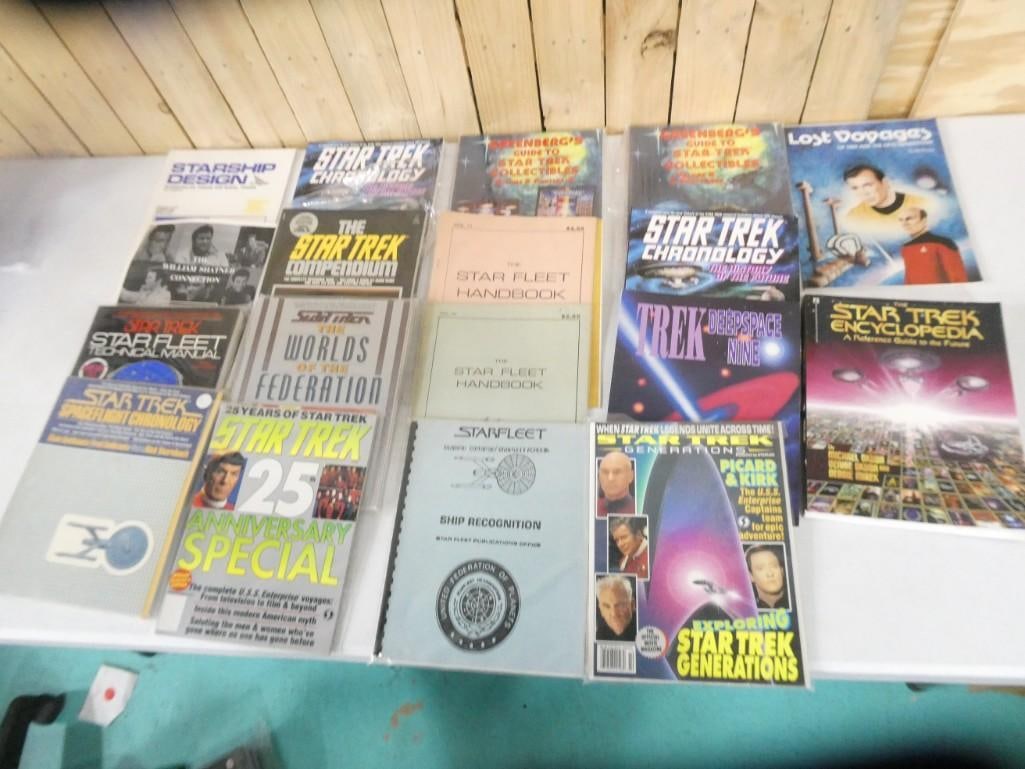 Star Trek Book Lot incl Encyclopedia Chronology, Star Fleet Handbooks, Technical Manuals, Collectibl (1 of 7)