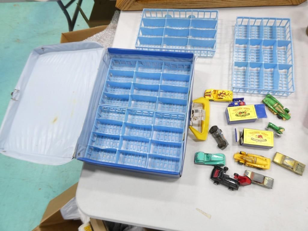 Matchbox Collectors Case with Asst Cars incl Hot Wheels Sizzler, Matchbox Cars w Original Boxes, Les (1 of 11)