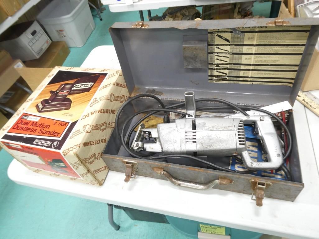 Power Tools incl Craftsman Dual Motion Dustless Sander and Skil Recipro Saw (1 of 7)