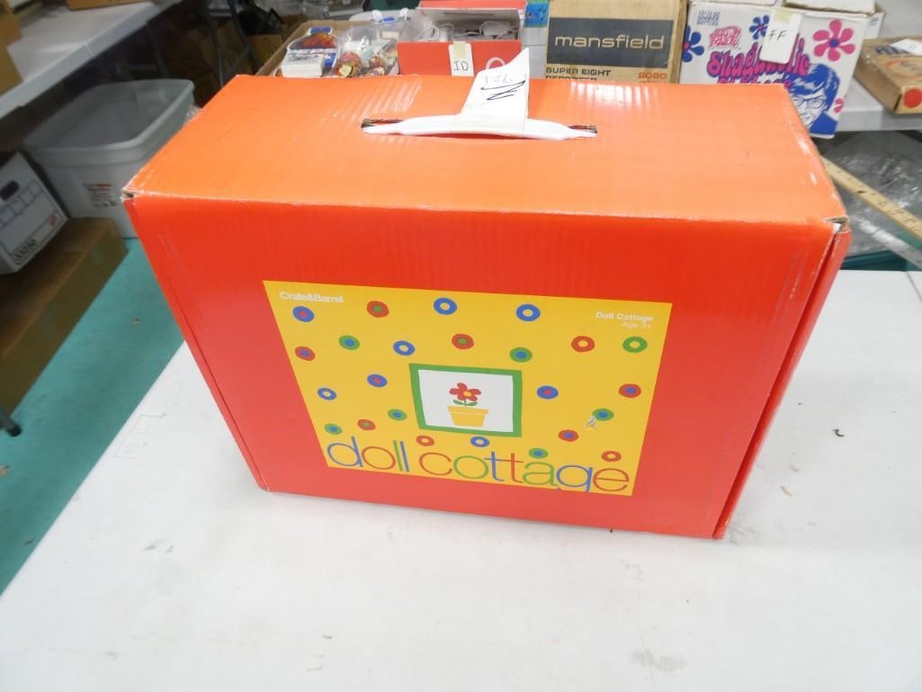 Crate and Barrel Doll Cottage New in Box (1 of 5)