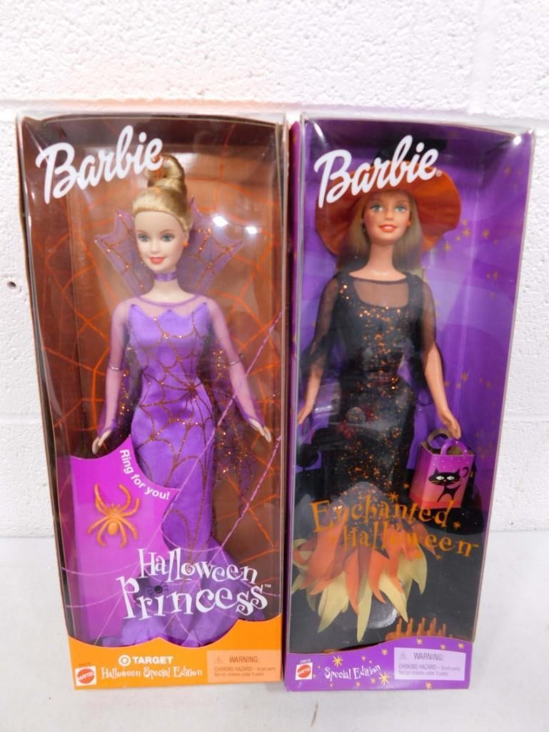 2 Halloween Enchanted Halloween And Halloween Princess Barbie
