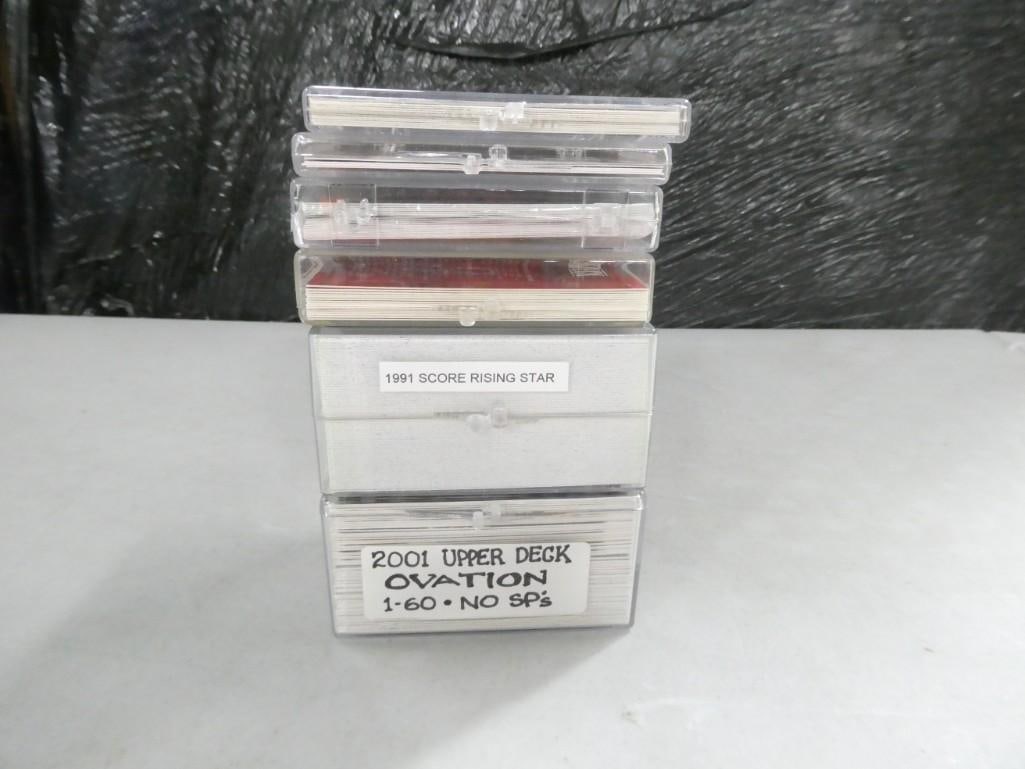 Lot of assorted baseball cards including 2001 Upper Deck Ovation, 1991 Score Rising Star (1 of 4)